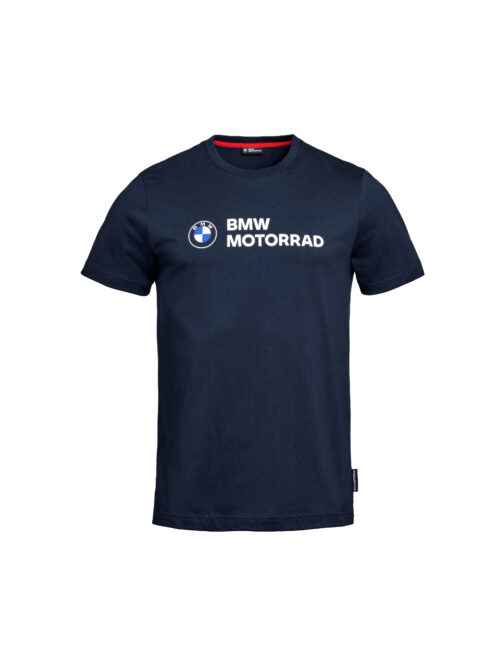 T-shirt Blauw Met BMW Motorrad Logo