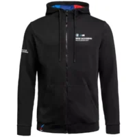 BMW Motorsport hoodie met rits zwart