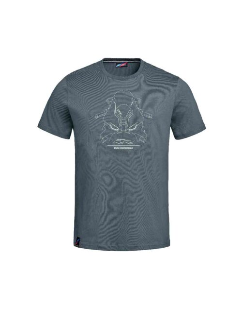 BMW RR T-shirt grijs voorzijde