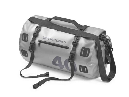 Originele BMW Motorrad bagagerol van 40 liter in zilver en zwart
