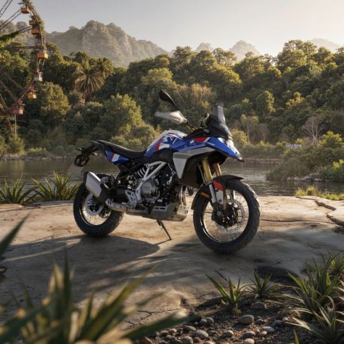 BMW F 450 GS enchanced with AI lancering